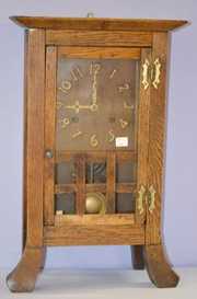 New Haven Mission Oak “San Pedro” Clock