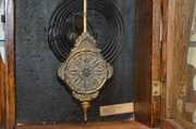 Antique Carved Oak Sessions Hanging Kitchen Clock