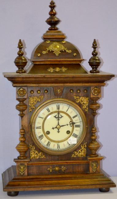 Antique German Junghans Cabinet Clock