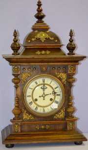 Antique German Junghans Cabinet Clock