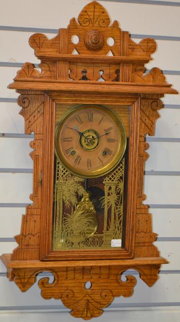 Antique Ansonia Hanging Kitchen Clock