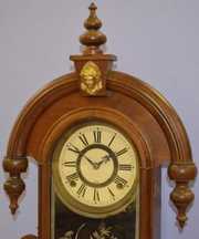 Antique Ansonia “Parisian” Walnut Parlor Clock