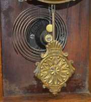 Antique Oak Seth Thomas Hanging Kitchen Clock