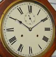 Antique Mahogany Seth Thomas “Globe” Wall Clock