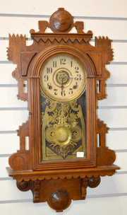 Antique Russell & Jones  Hanging Kitchen Clock