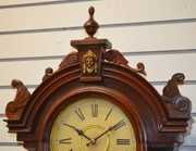 Foreign, Modern Mahogany Lady Head Shelf Clock