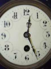 Enameled Porcelain Wall Clock