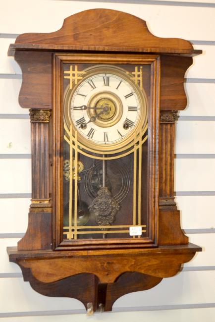 Antique Ornate Hanging Kitchen Clock