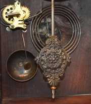 Antique Ornate Hanging Kitchen Clock