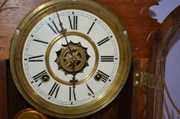 Antique E.N. Welch “Jansen” Walnut Kitchen Clock