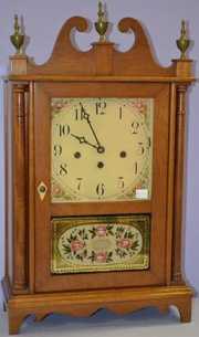 Vintage Walnut Chiming Shelf Clock, 8 Bar