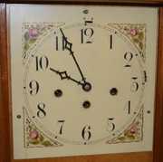 Vintage Walnut Chiming Shelf Clock, 8 Bar