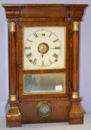 Antique Rosewood Seth Thomas “Column” Shelf Clock