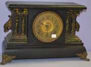 Antique Ingraham Enameled “Adrian” Mantel Clock