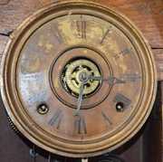 Antique Ingraham King Drop Hanging Kitchen Clock