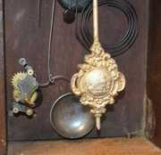 Antique Ingraham King Drop Hanging Kitchen Clock