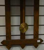 Antique Ingraham “Monterey” Mission Oak  Clock