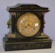 Antique E. Ingraham “Count” Enameled Mantel Clock