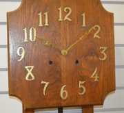 Mission Oak Hanging Wall Regulator Clock