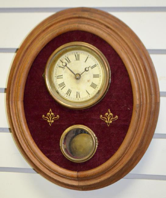 Antique Kroeber Unlisted K318 Plush Walnut Clock