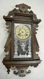 Antique Ansonia “Trinidad” Hanging Kitchen Clock