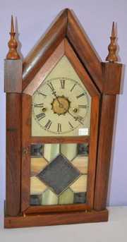 Antique Waterbury “Sharp Gothic” Steeple Clock