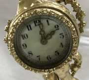 New Haven Gilt Statue Novelty Clock