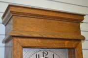 Oak Montgomery Time System Wall Clock