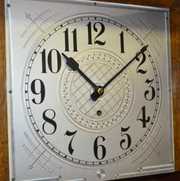 Oak Montgomery Time System Wall Clock