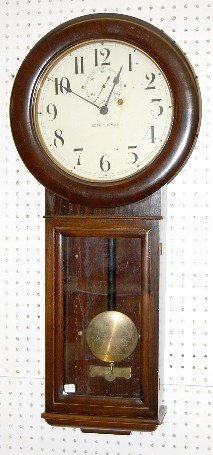 Mahogany Seth Thomas 8 Day Antique Wall Clock