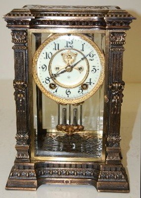 Ansonia “327” Variant Crystal Regulator Clock