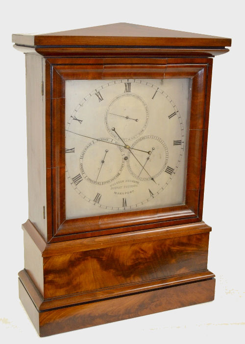 Antique Wm. Pearson English Calendar Shelf Clock