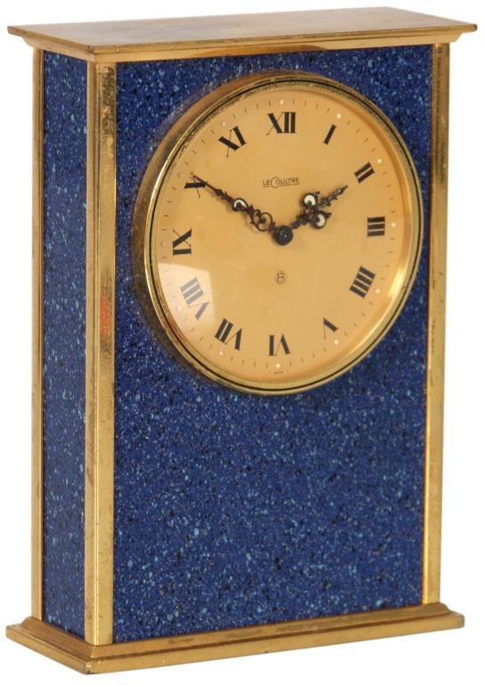 Le Coultre Lapis Lazuli Desk Clock