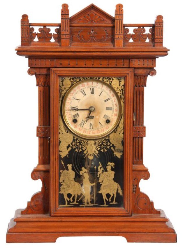 Francis Morse Calendar Mantle Clock