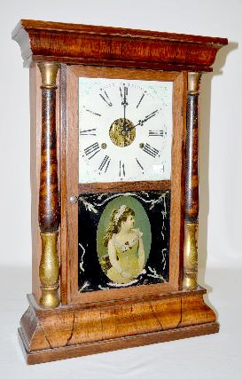 Waterbury Rosewood Weight Driven Clock