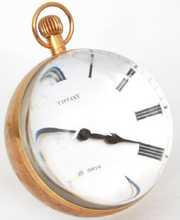 Massive Tiffany 8″ Crystal Ball Clock