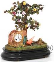 Attr. Phalibois Animated 3 Bird Automaton Clock