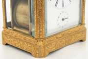 Brass Quarter Hour Repeater Carriage Clock