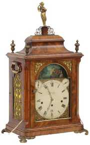 John Marriot English Triple Fusee Bracket Clock