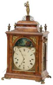 John Marriot English Triple Fusee Bracket Clock