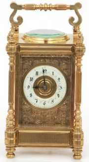 1 Hour Repeater Carriage Clock with Music Box