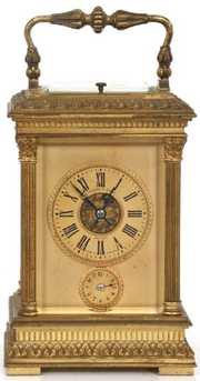 Hour Repeater Carriage Clock W/ Alarm