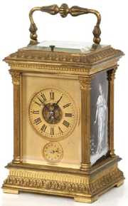 Hour Repeater Carriage Clock W/ Alarm