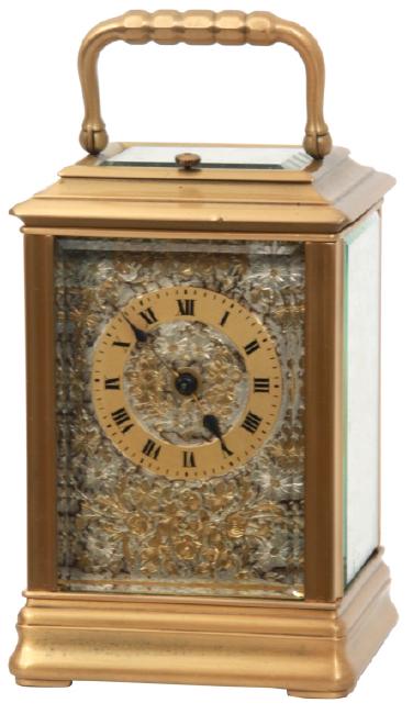 Brass 1 Hour Repeater Carriage Clock