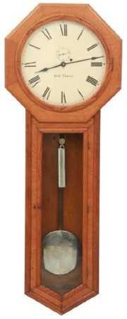 Seth Thomas No. 18 Oak Regulator Clock