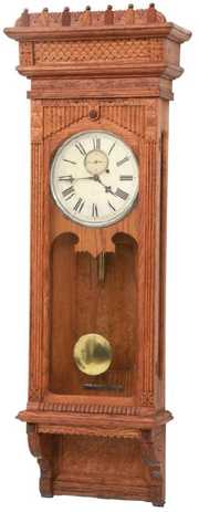 Oak Gilbert No. 10 Hanging Regulator