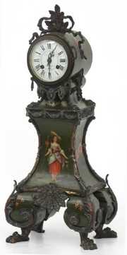 French Table Model Grandfather Clock