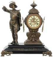 Ansonia “Don Caesar” Figural Mantle Clock