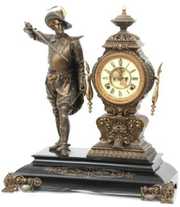 Ansonia “Don Caesar” Figural Mantle Clock