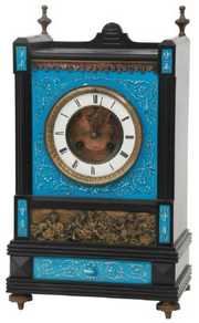 Aesthetic Marble & Porcelain Mantle Clock